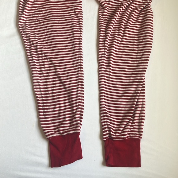 Burt’s Bees Men’s Size M Organic Holiday Striped One-Piece Family Pajamas - Picture 8 of 10